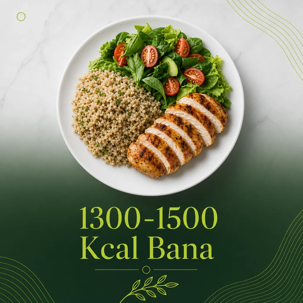 1300-1500 Kcal Bana